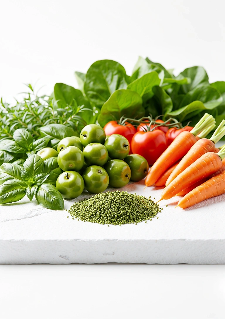 Frische Nährstoffe und Vitalstoffe
